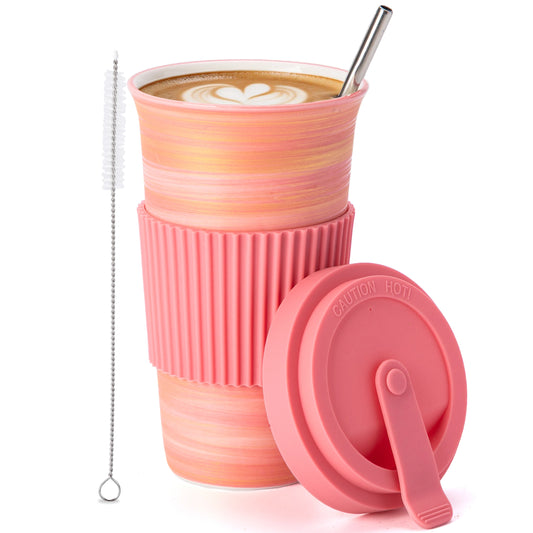Travel Mug-Blush Petal (Pink)
