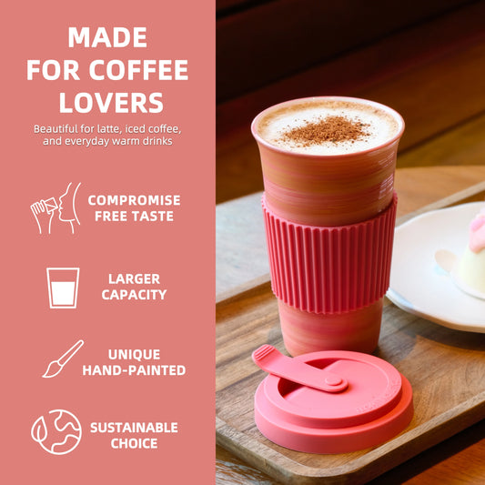 Travel Mug-Blush Petal (Pink)