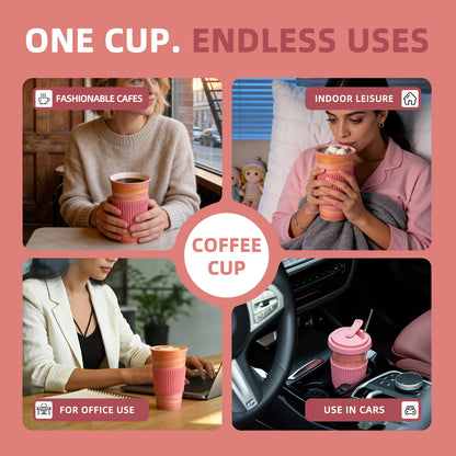 Travel Mug-Blush Petal (Pink)