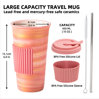 Travel Mug-Blush Petal (Pink)
