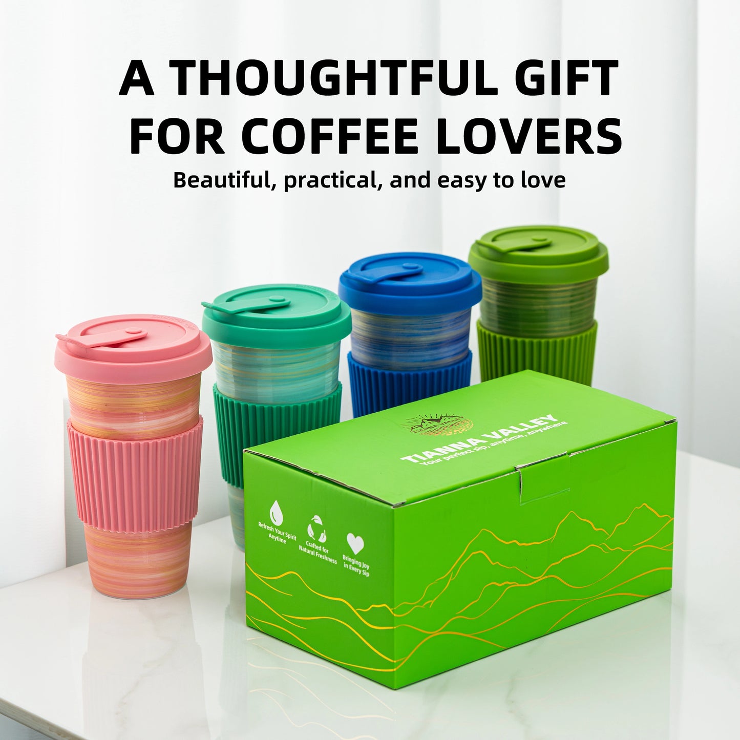 Travel Mug-Blush Petal (Pink)