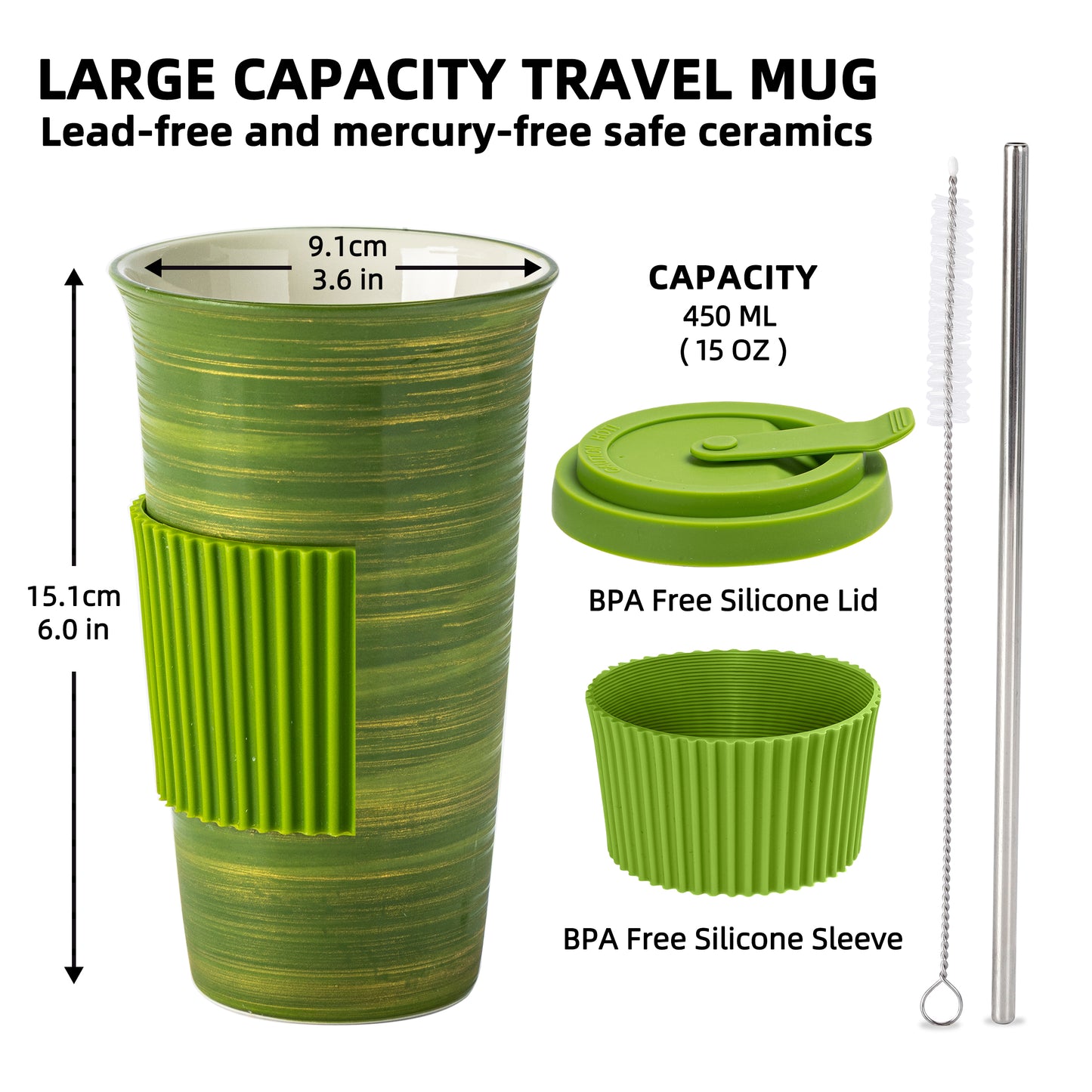 Travel Mug-Forest Moss (Dk.Green)