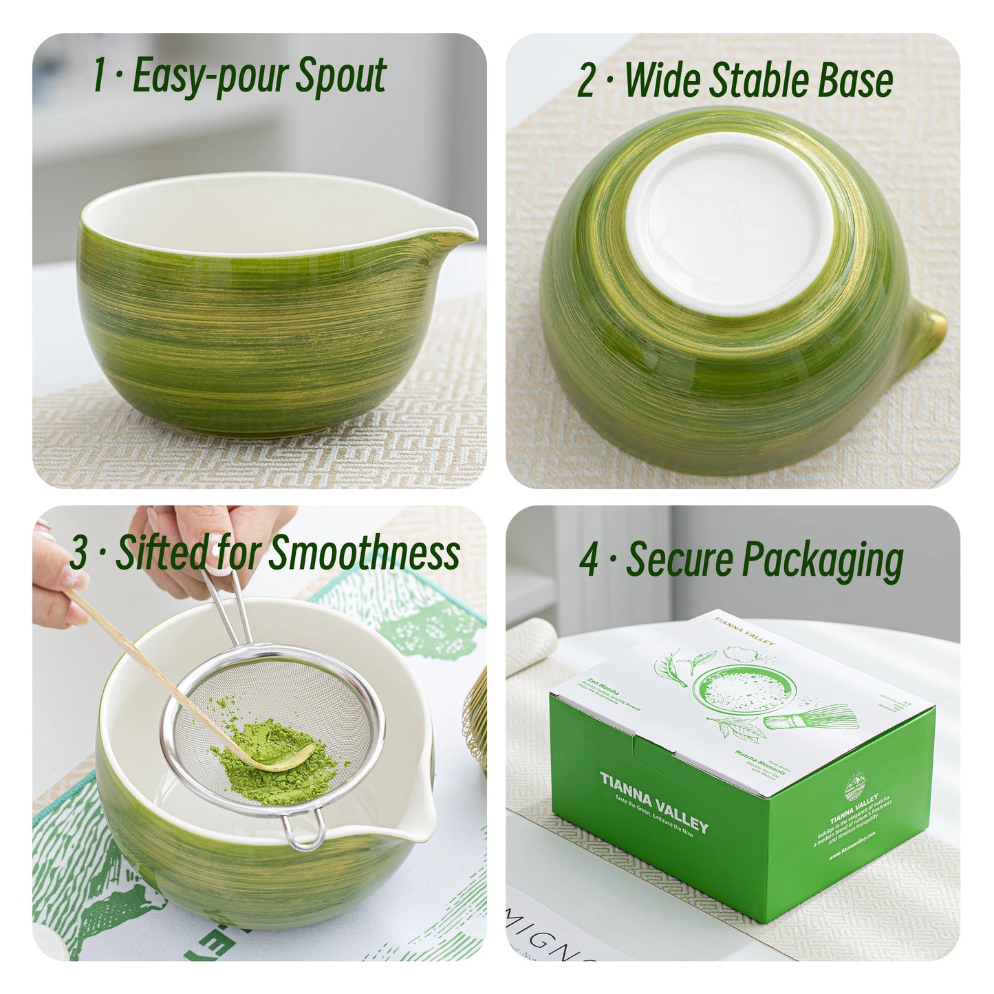 Matcha Set Forest Moss (Dk.Green)
