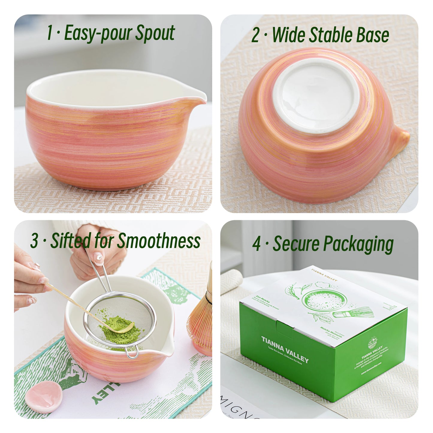 Matcha Set Blush Petal (Pink)