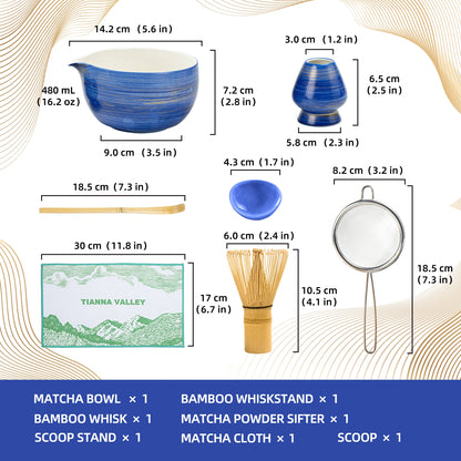 Matcha Set Ocean Haze (Navy Blue)